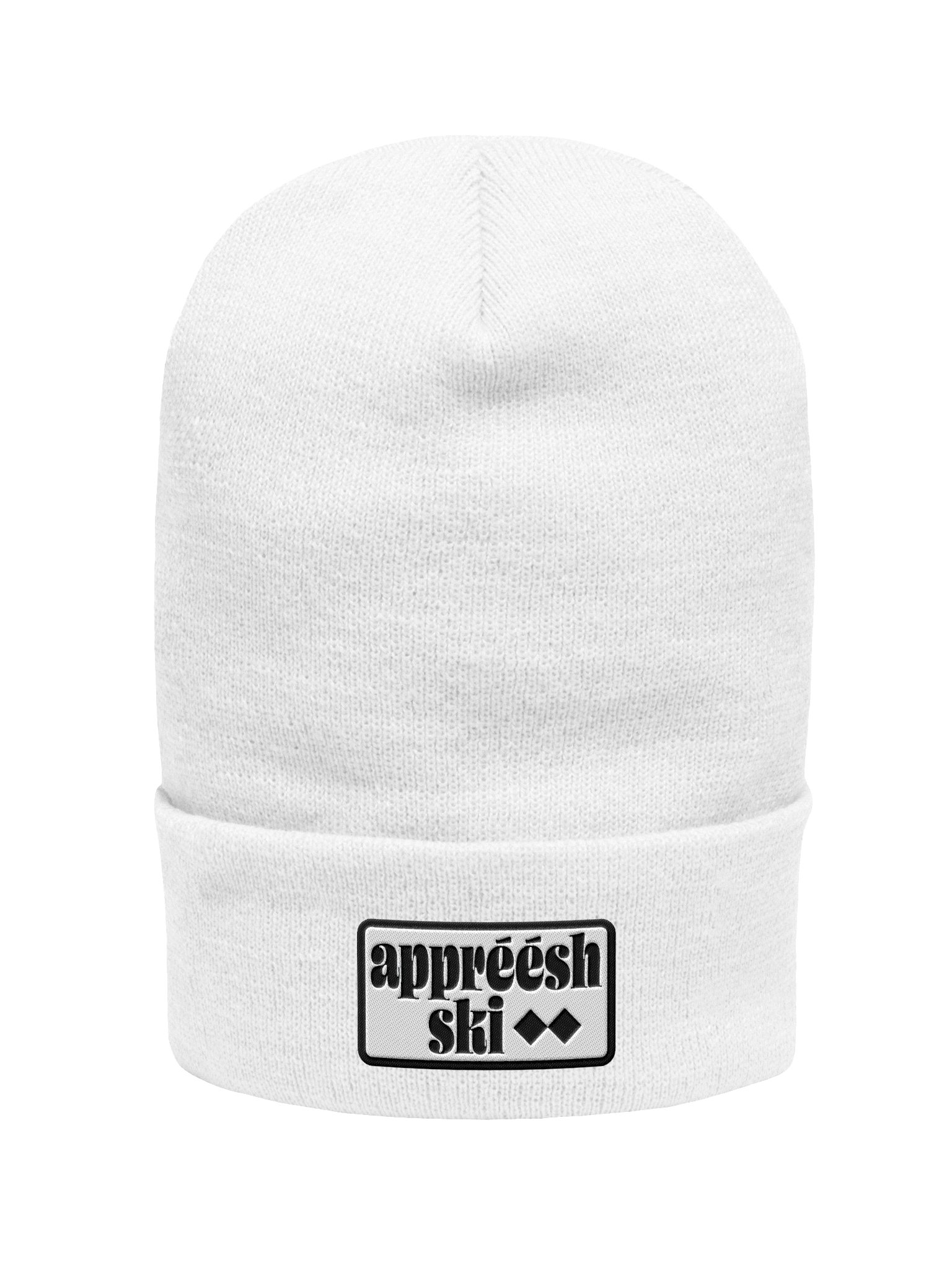 White Appreesh Ski Beanie product image (1)