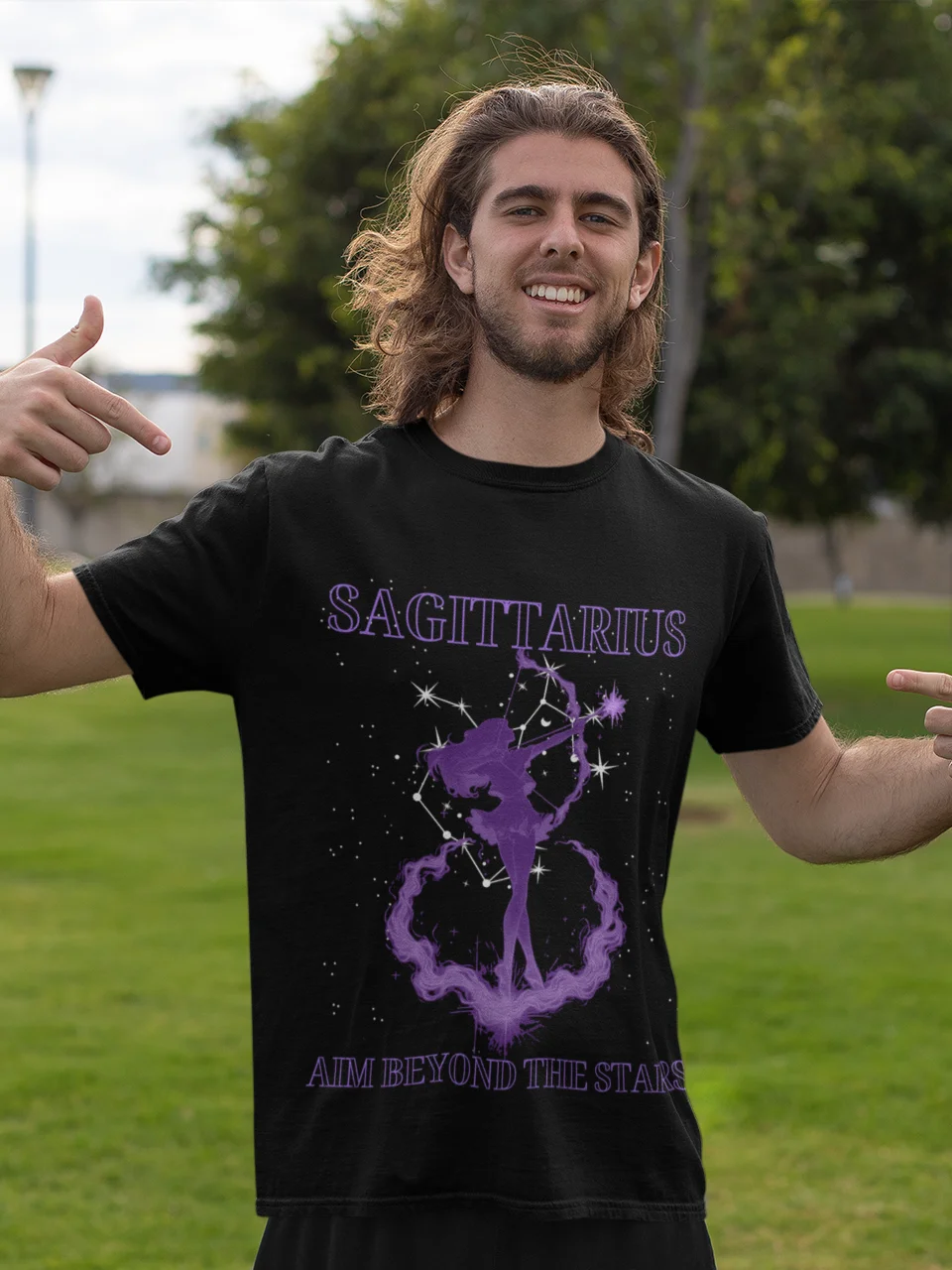 Aim Beyond The Stars Sagittarius Tee product image (4)