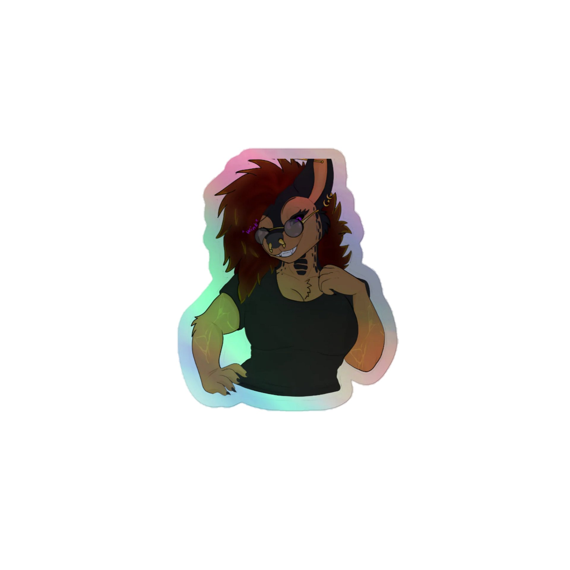 Winkin' Kiremi Holo Sticker product image (1)