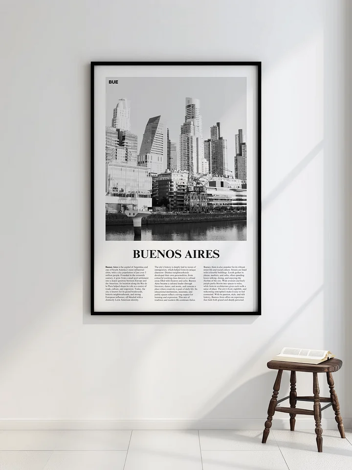 Buenos Aires 02 Newspaper Poster product image (2)