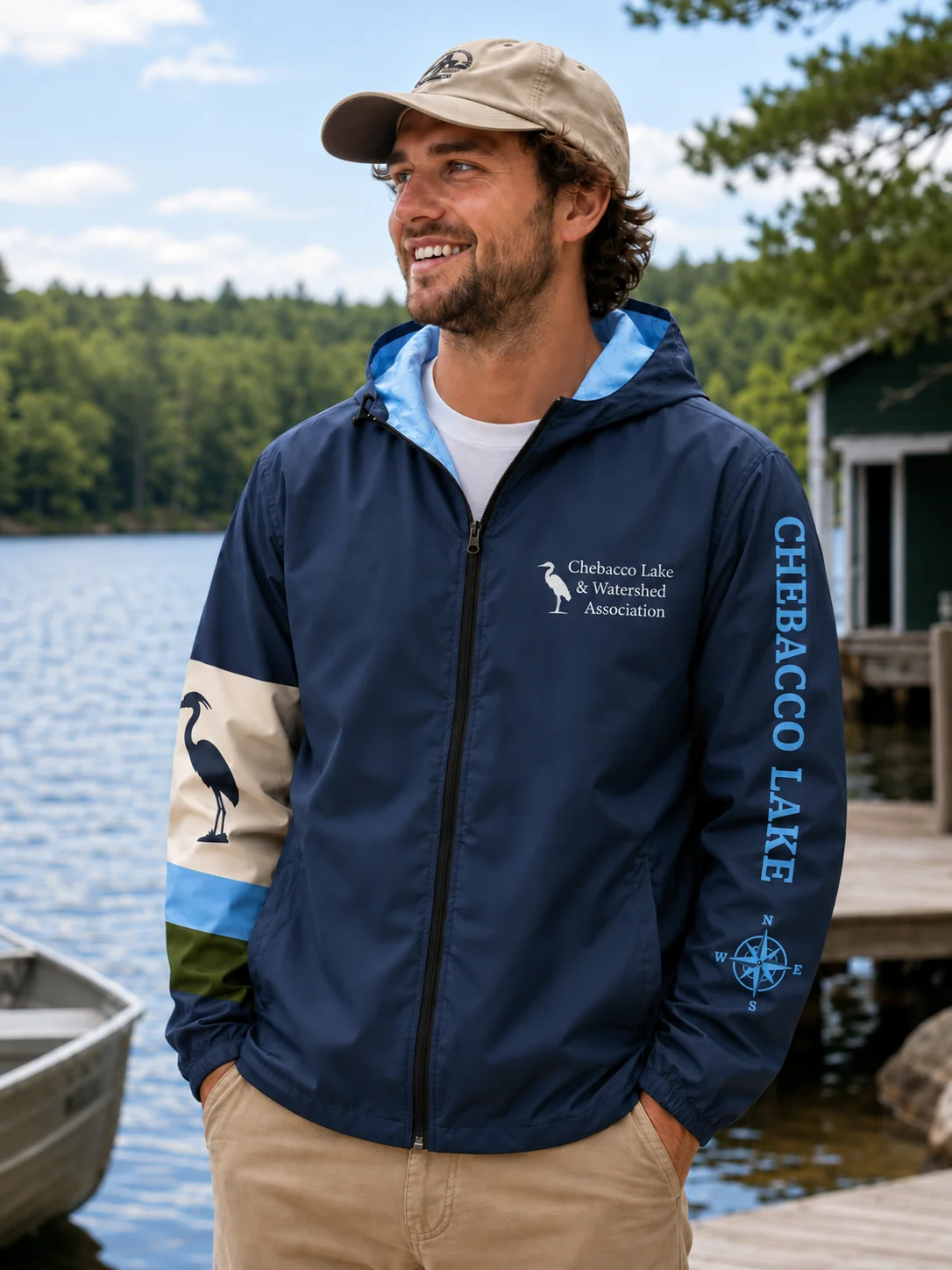 Chebacco Lake Scenic Windbreaker