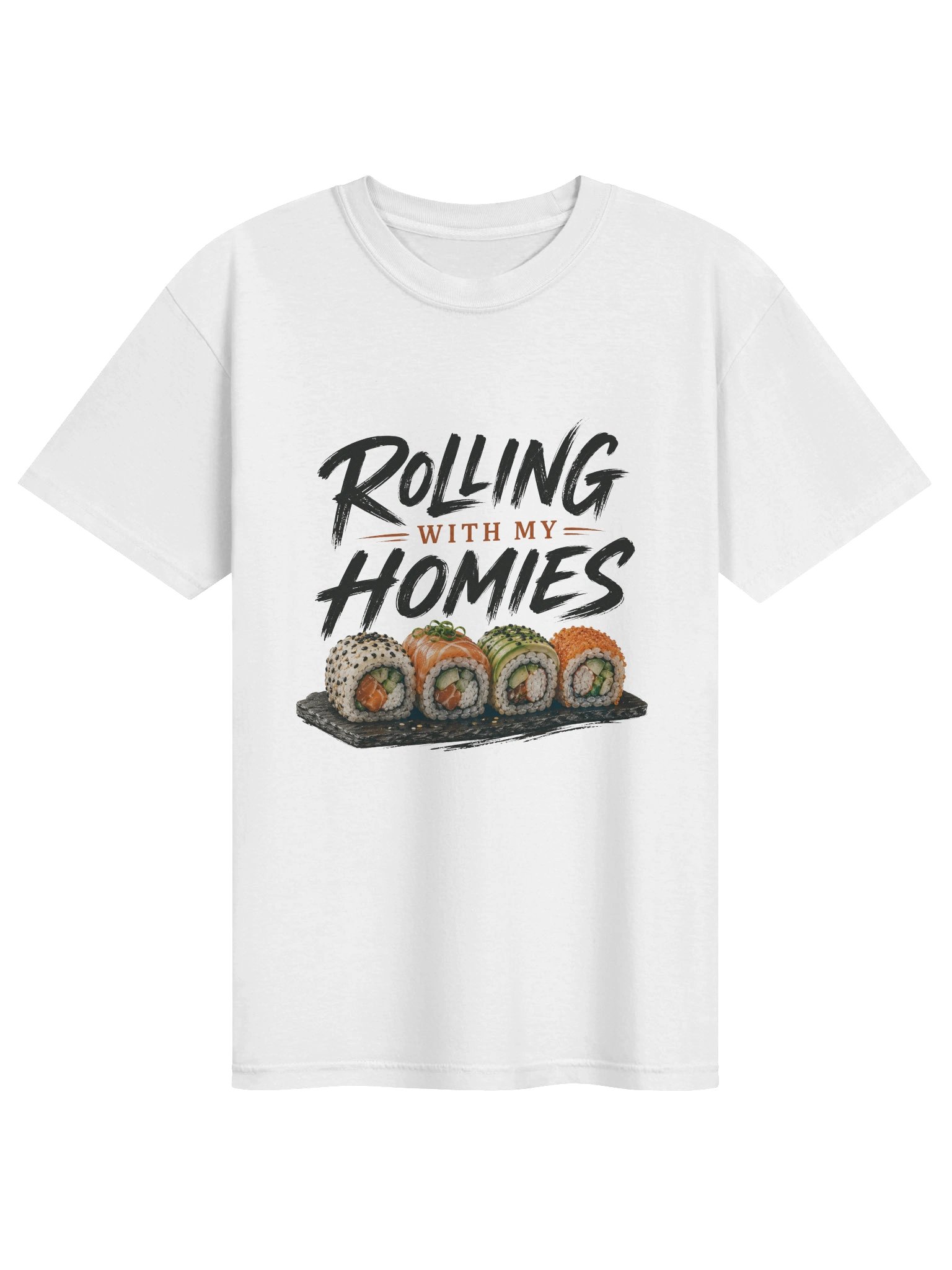 Rolling With My Homies Sushi Tee product image (1)