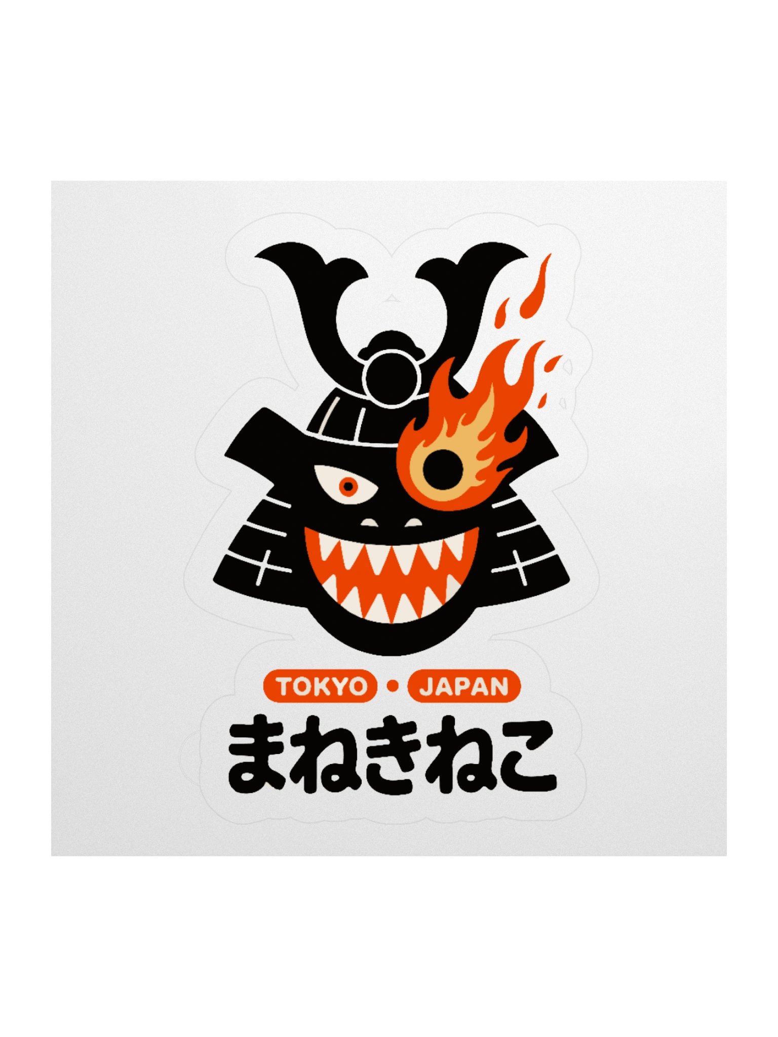 Fiery Tokyo Monster Kiss Cut Stickers product image (1)