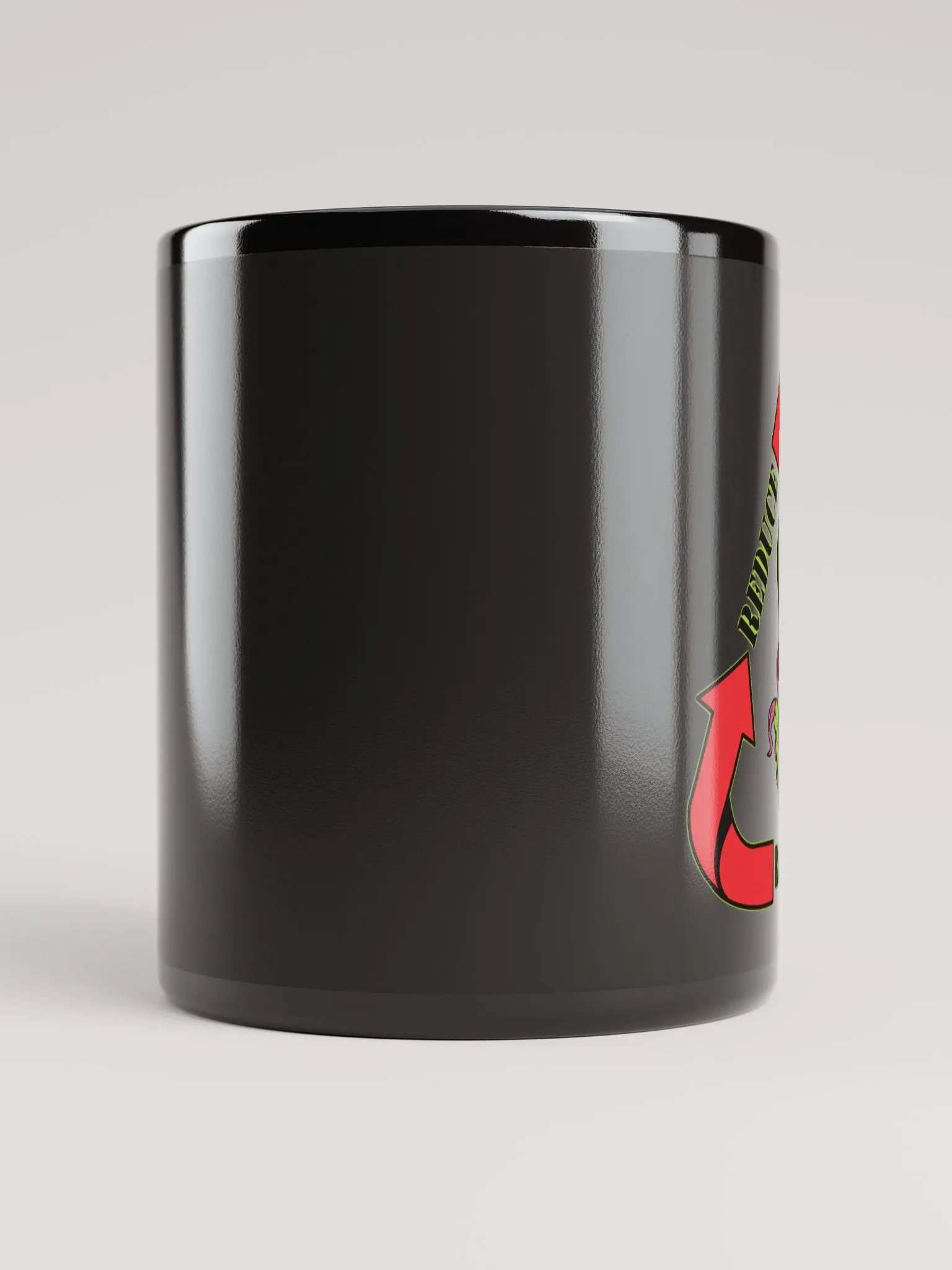 Biomass Reduce Reuse Recycle Mug (Black) [L] product image (5)
