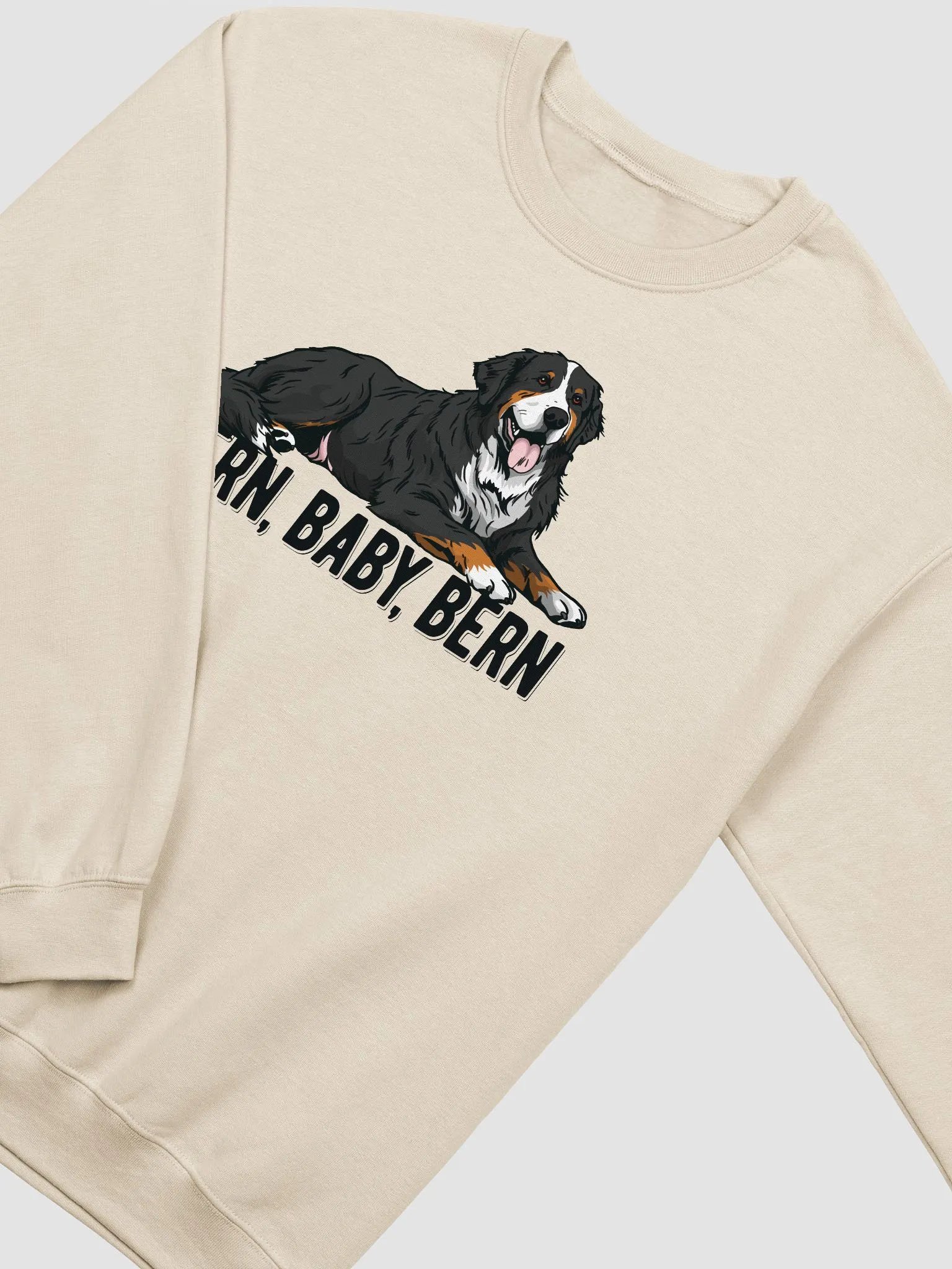 Bern, Baby, Bern Sweatshirt of a Bernese Mountain Dog | Funny Shirt for Berner Paw-rents product image (4)