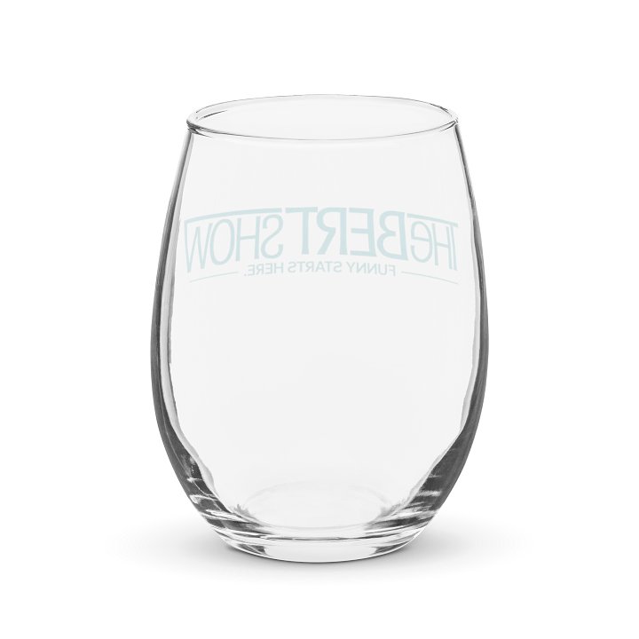 Bert Show Logo Wine Glass product image (2)