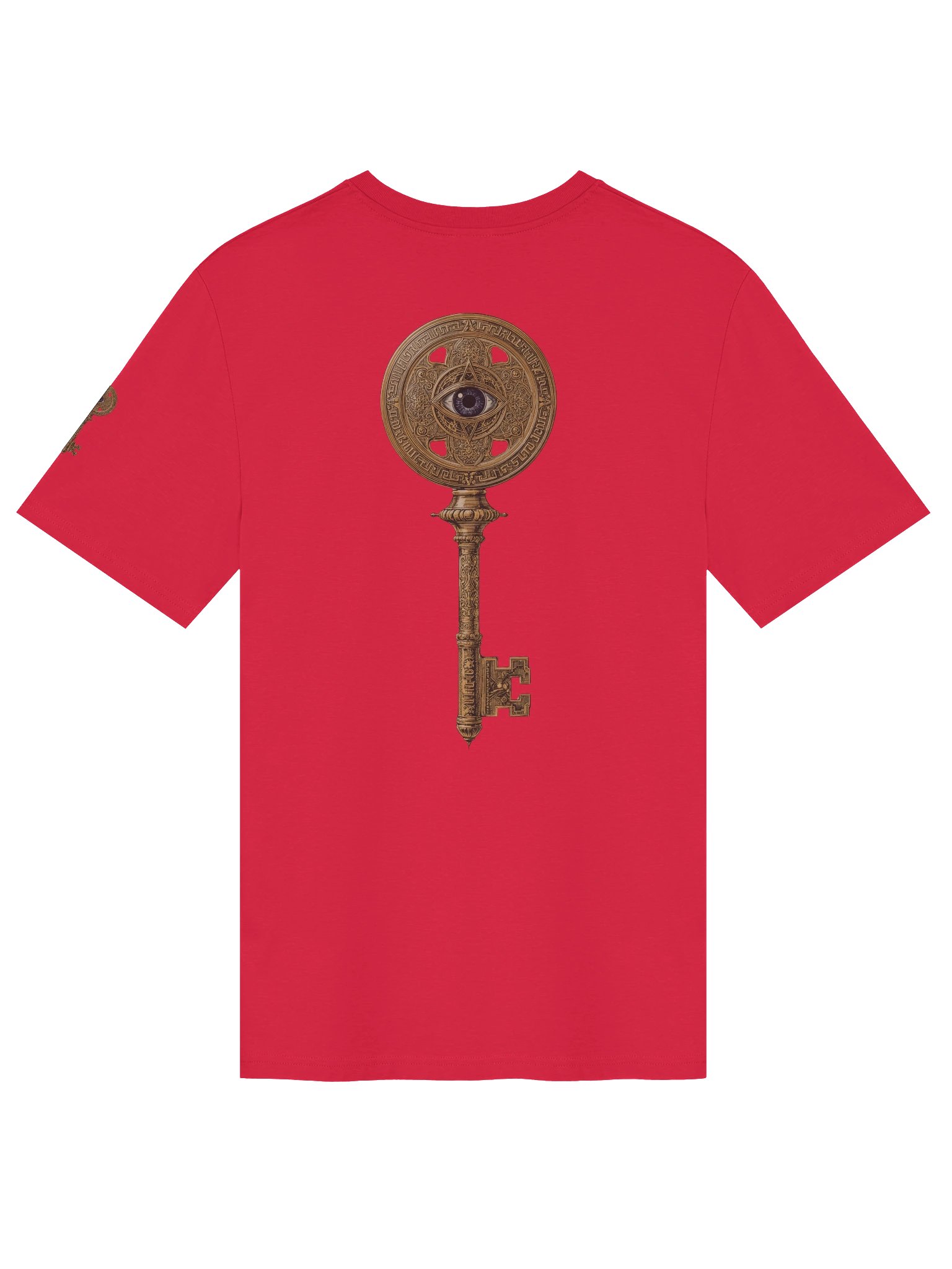 The Gatekeeper’s Key – Red Reverse Sovereign Edition (Back + Left Shoulder Print) product image (2)