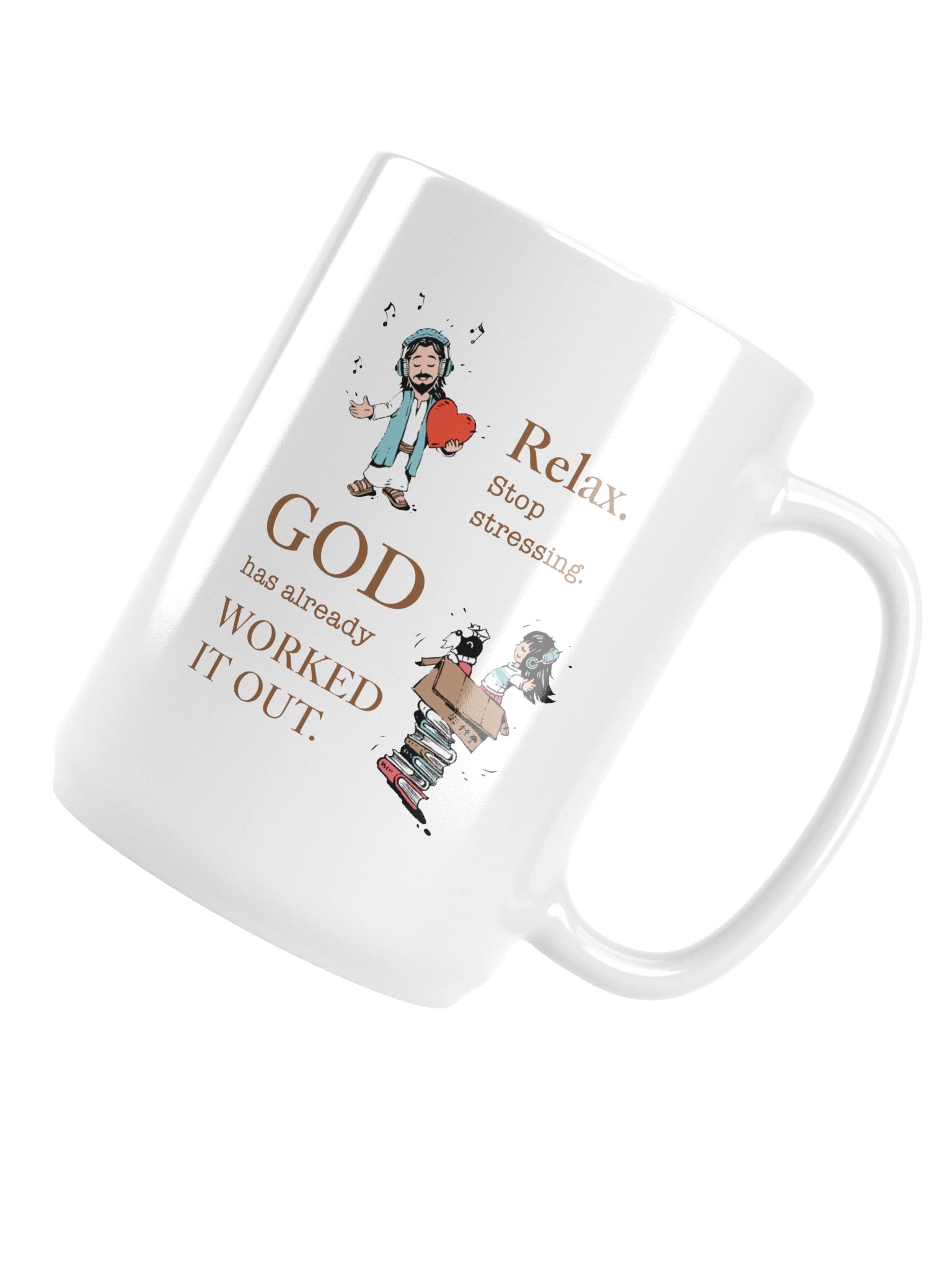 "God worked it out" mug product image (5)