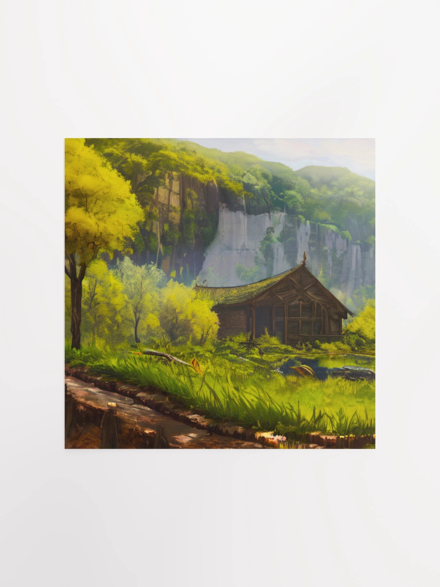 Tranquil Cabin Retreat Poster product image (3)