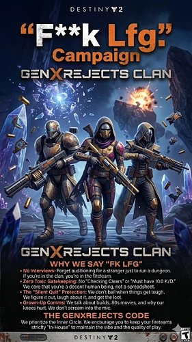 #GenXrejects