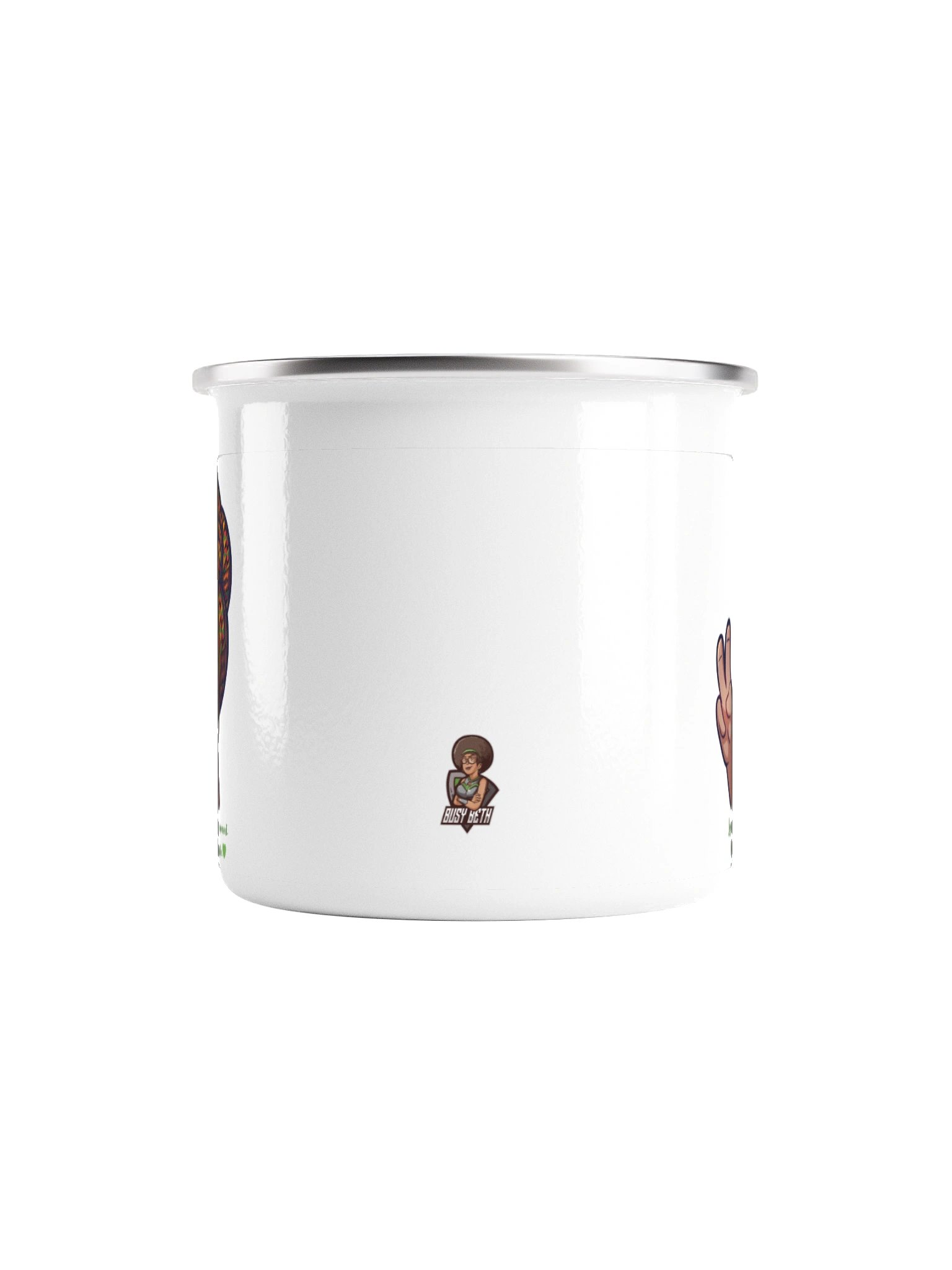BusyBeth Afri Queen Enamel Mug product image (3)