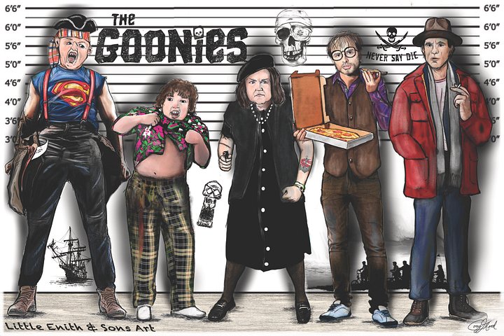 The Fratellis and Chunk Lineup Magnet, Sticker and Art Print product image (1)
