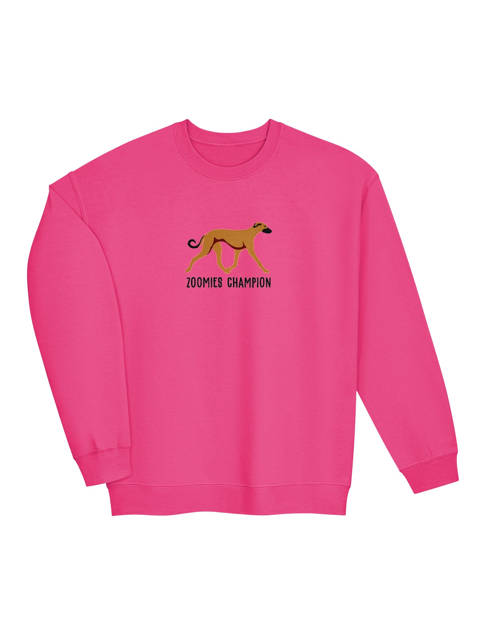 Zoomies Champion Sweatshirt(Embroidered) of a Sloughi(Tan) product image (6)