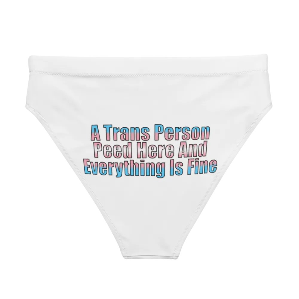 A Trans Person Peed Here Bikini product image (1)