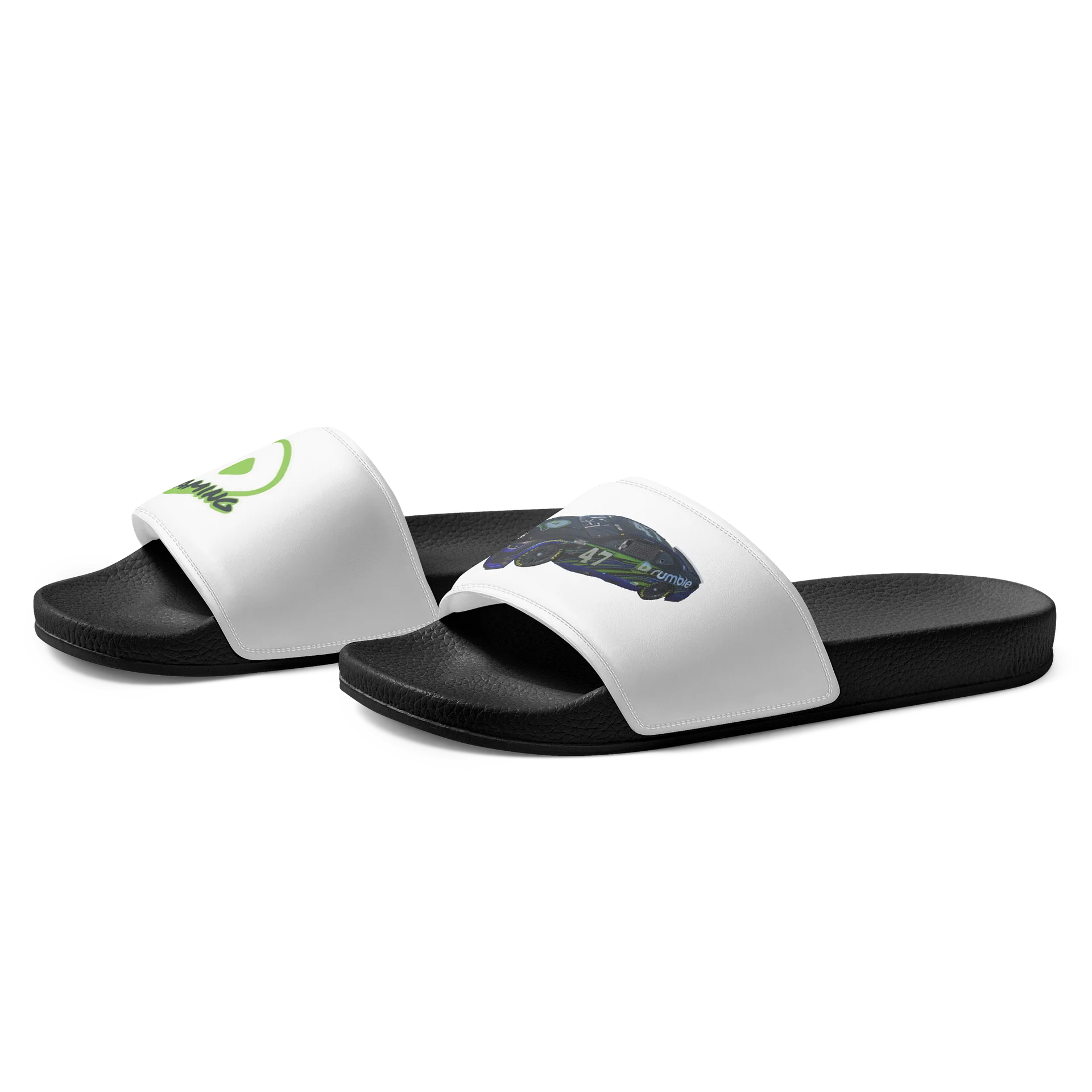 Play Button Gaming Men's Slides product image (2)