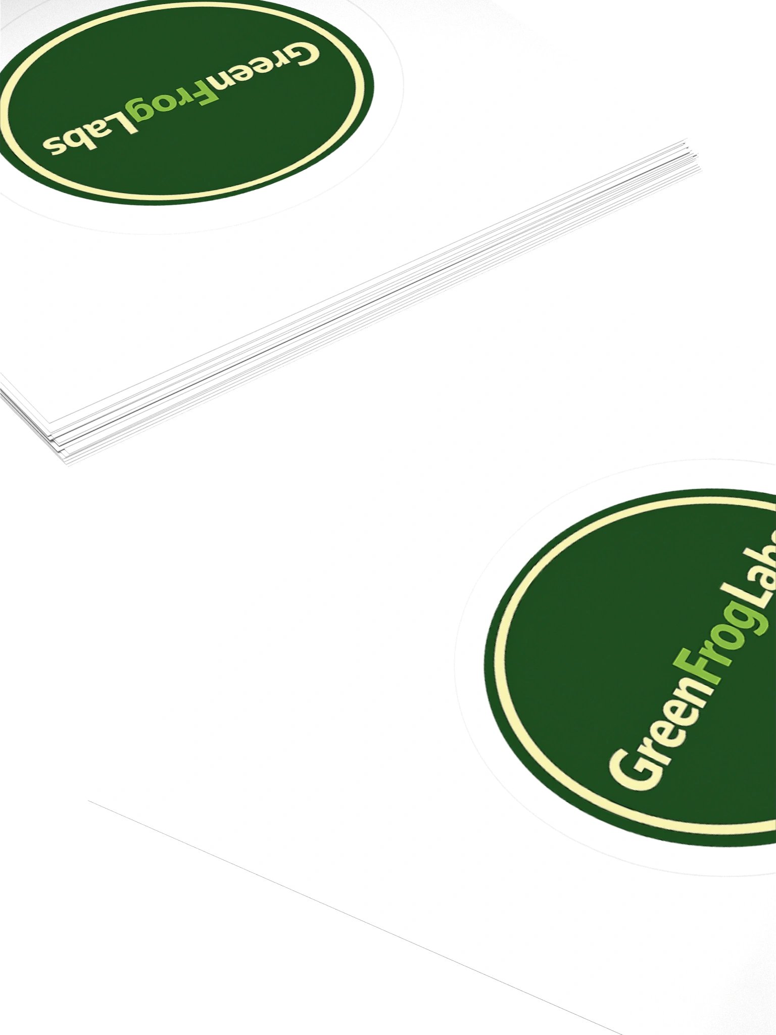 GreenFrogLabs Clean Logo Sticker product image (4)