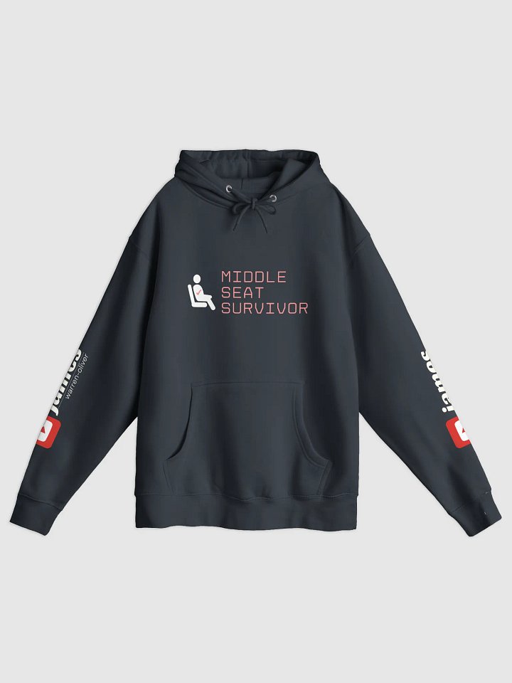Ultra-Luxury Pullover Hoodie - ‘Middle Seat Survivor’ Design product image (1)