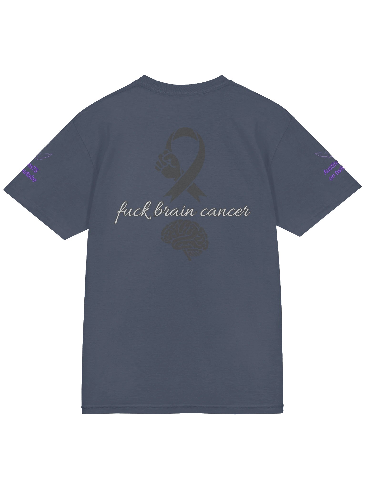 Fuck brain Cancer support Shirts product image (4)