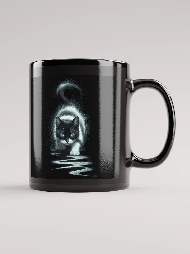 Mystic Blue-Eyed Cat Lovers Black Mug product image (1)