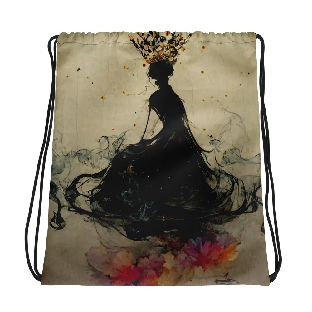 Royal Smoke All-Over Drawstring Bag product image (1)