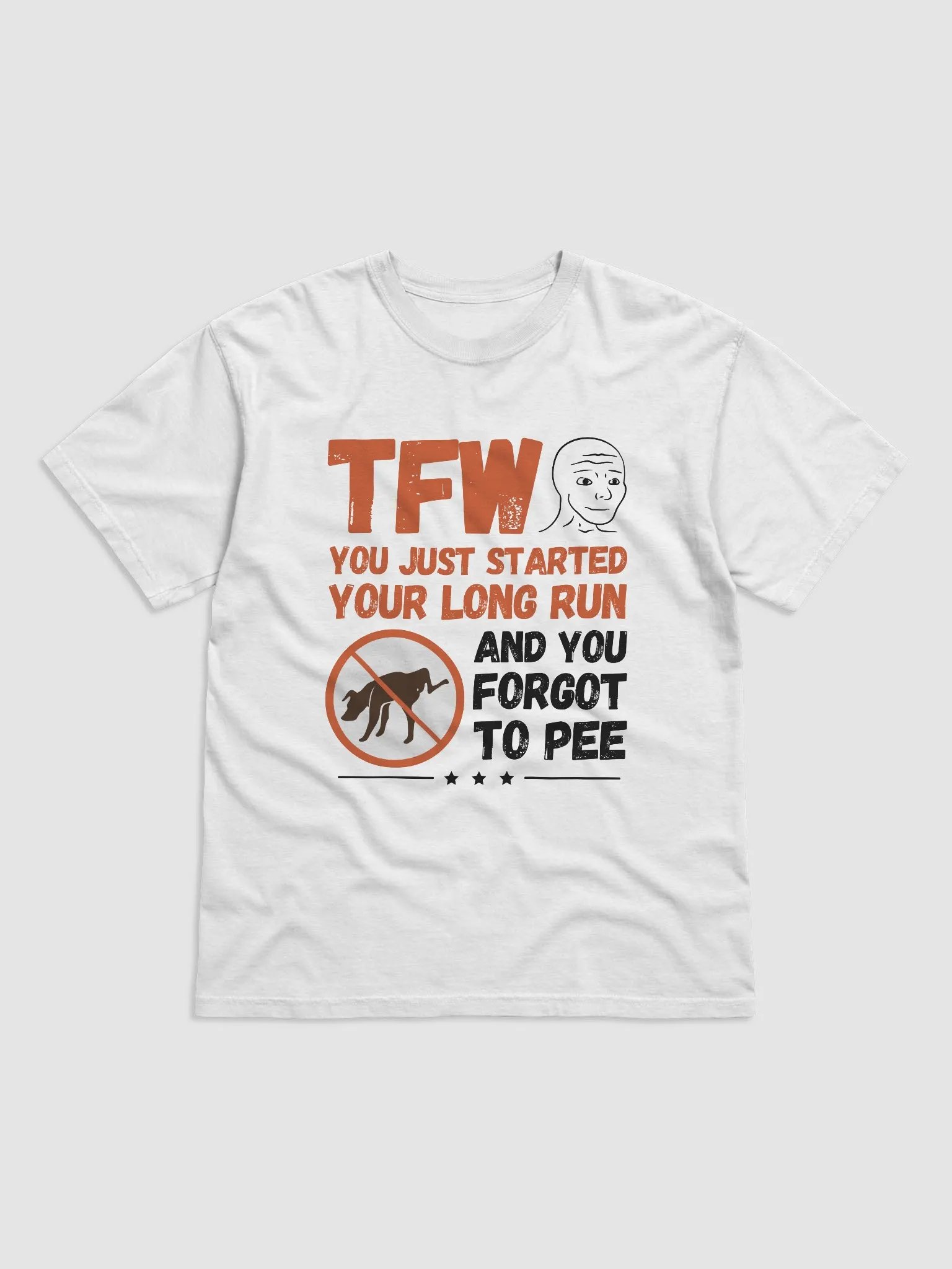 Long Run Pee T-Shirt product image (2)