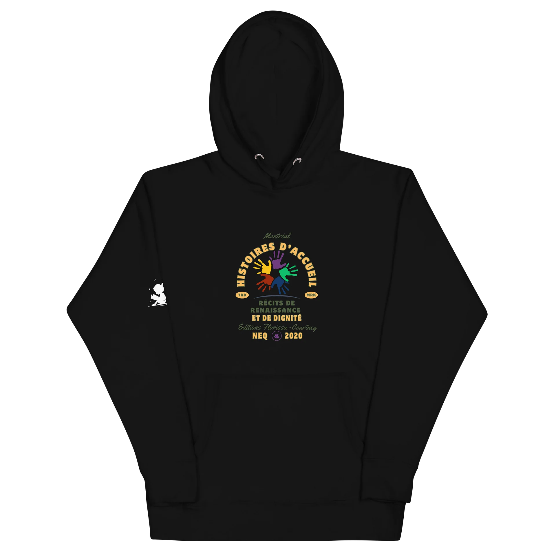 Histoires d’Accueil Handprint Emblem Hoodie product image (2)