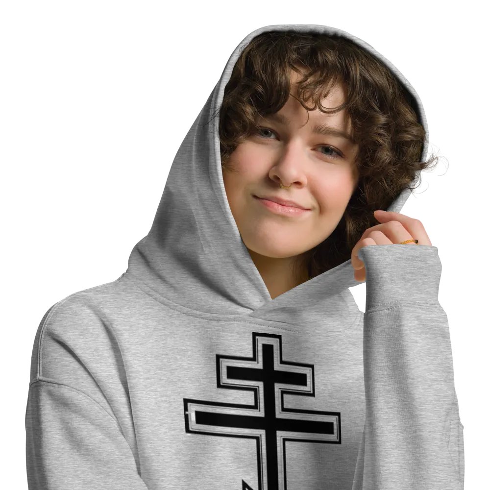 Orthodox Cross Female Pump Cover Hoodie product image (6)