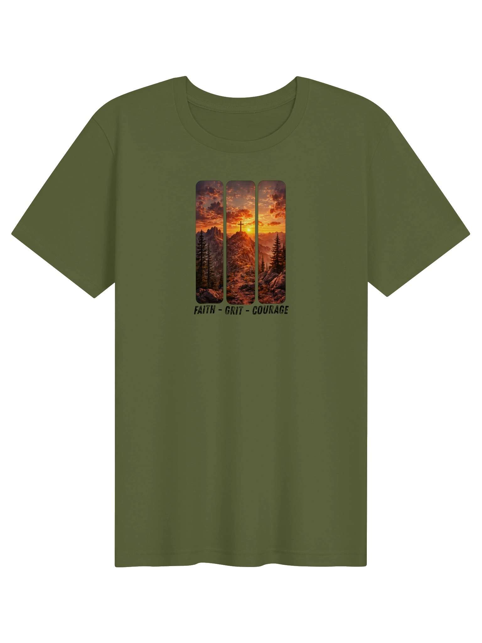 Faith, Grit, Courage T-Shirt product image (4)