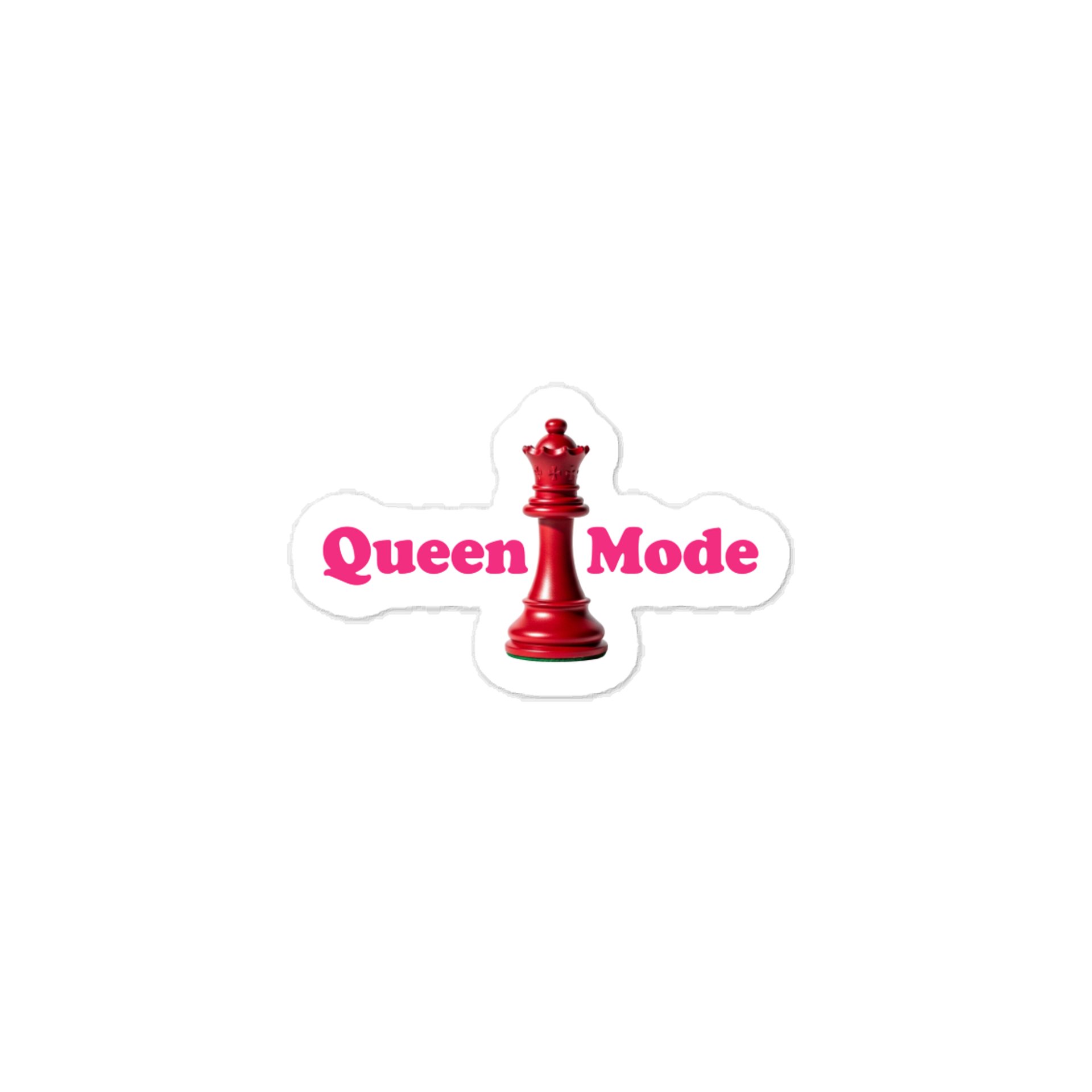 "Queen Mode" Chess Piece Kiss-Cut Vinyl Decal product image (1)