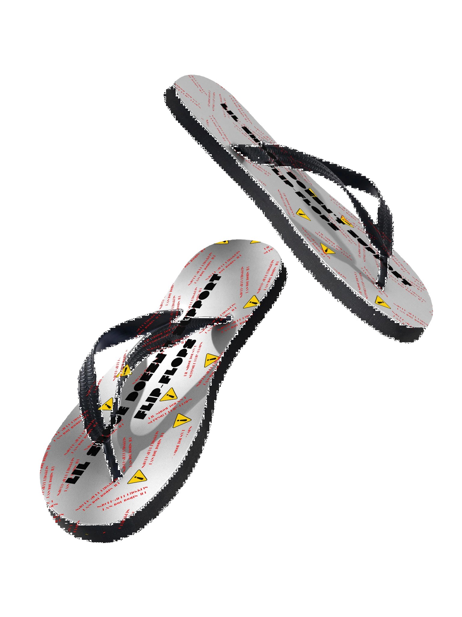 Premium Super Expensive "LIL SHOOE DOESN'T SUPPORT FLIP-FLOPS" Flip-Flops product image (2)