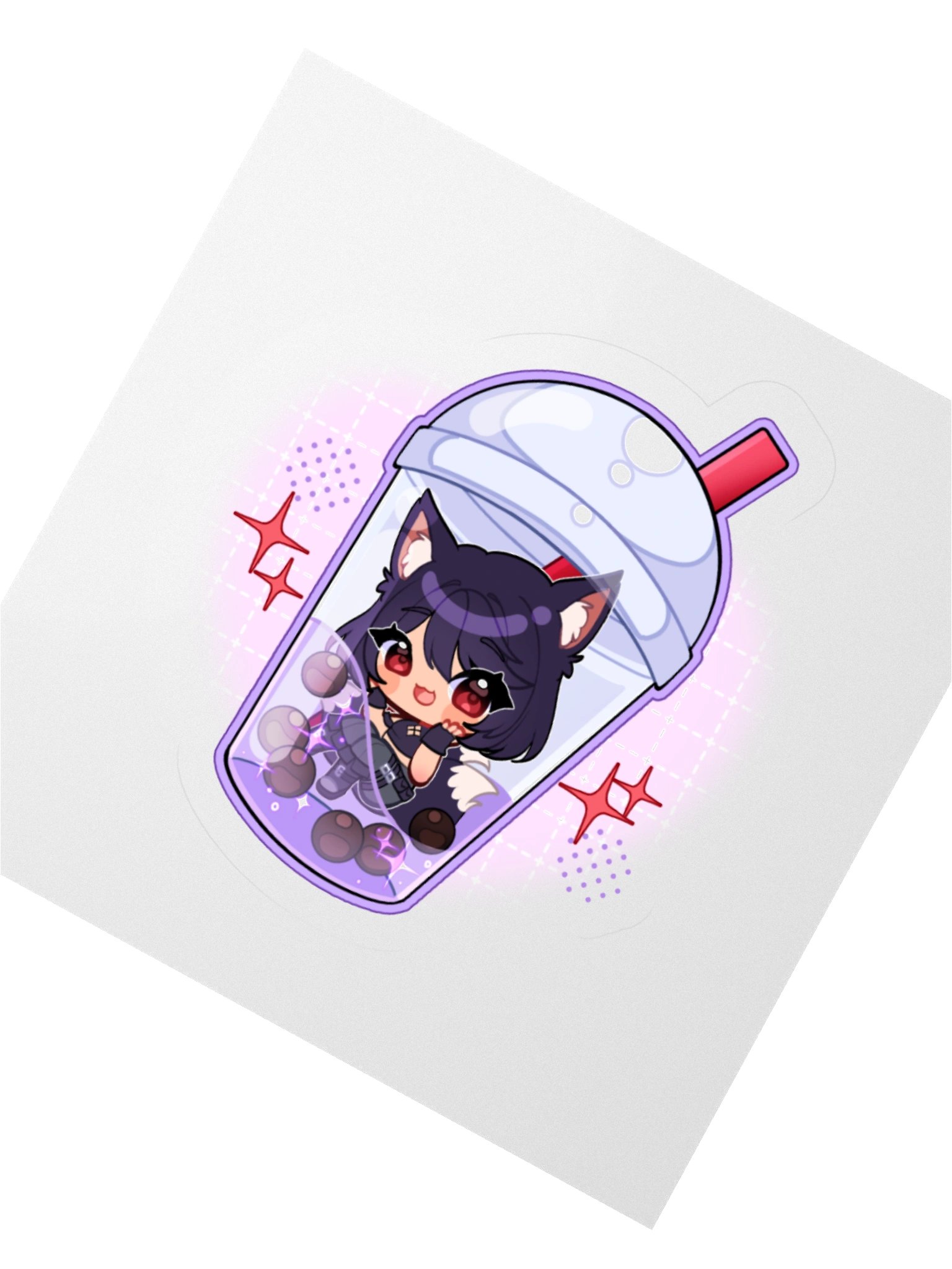 Kameko Bubble Tea Sticker product image (2)