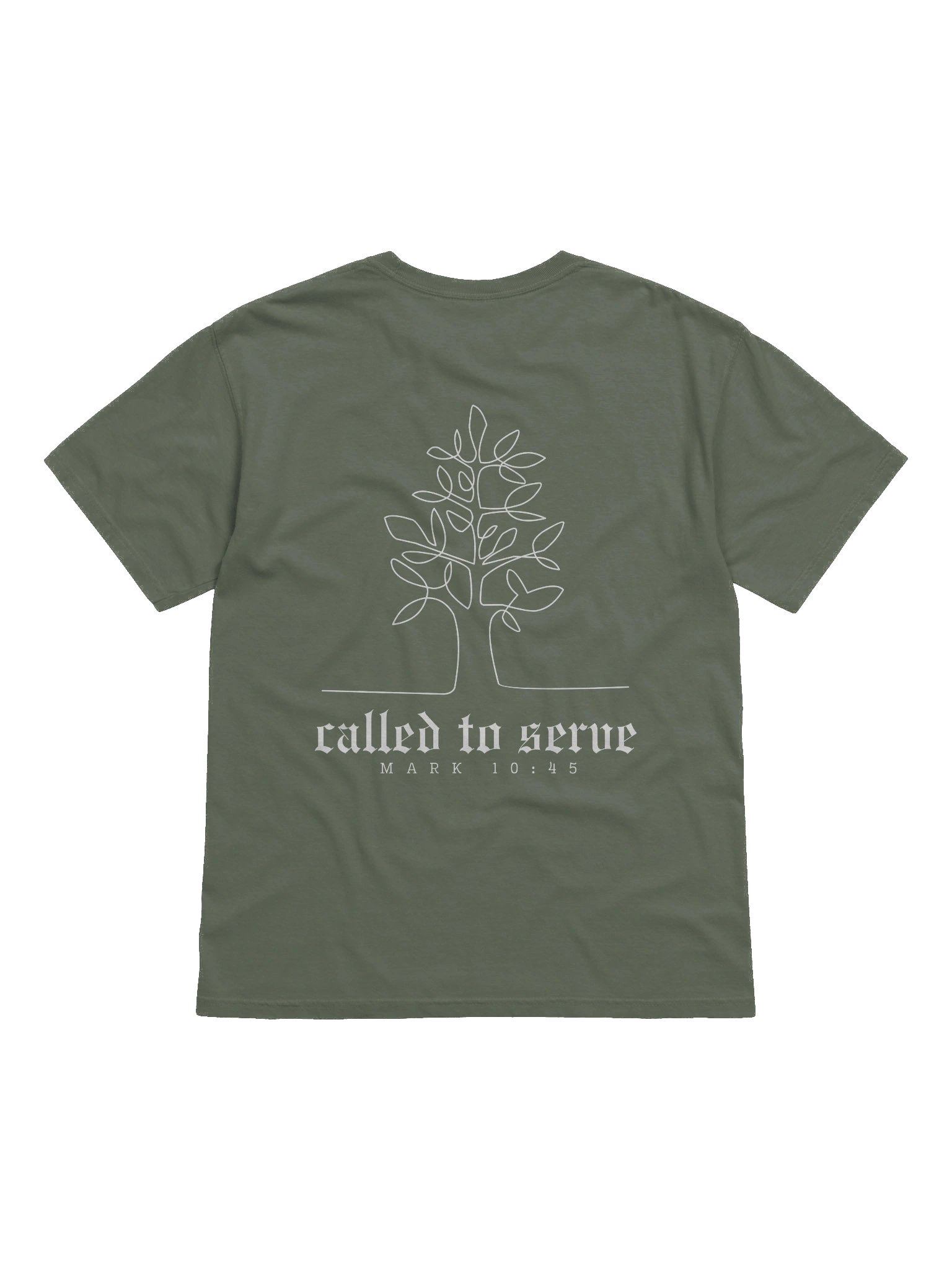 "Called To Serve" Printed Tee product image (3)