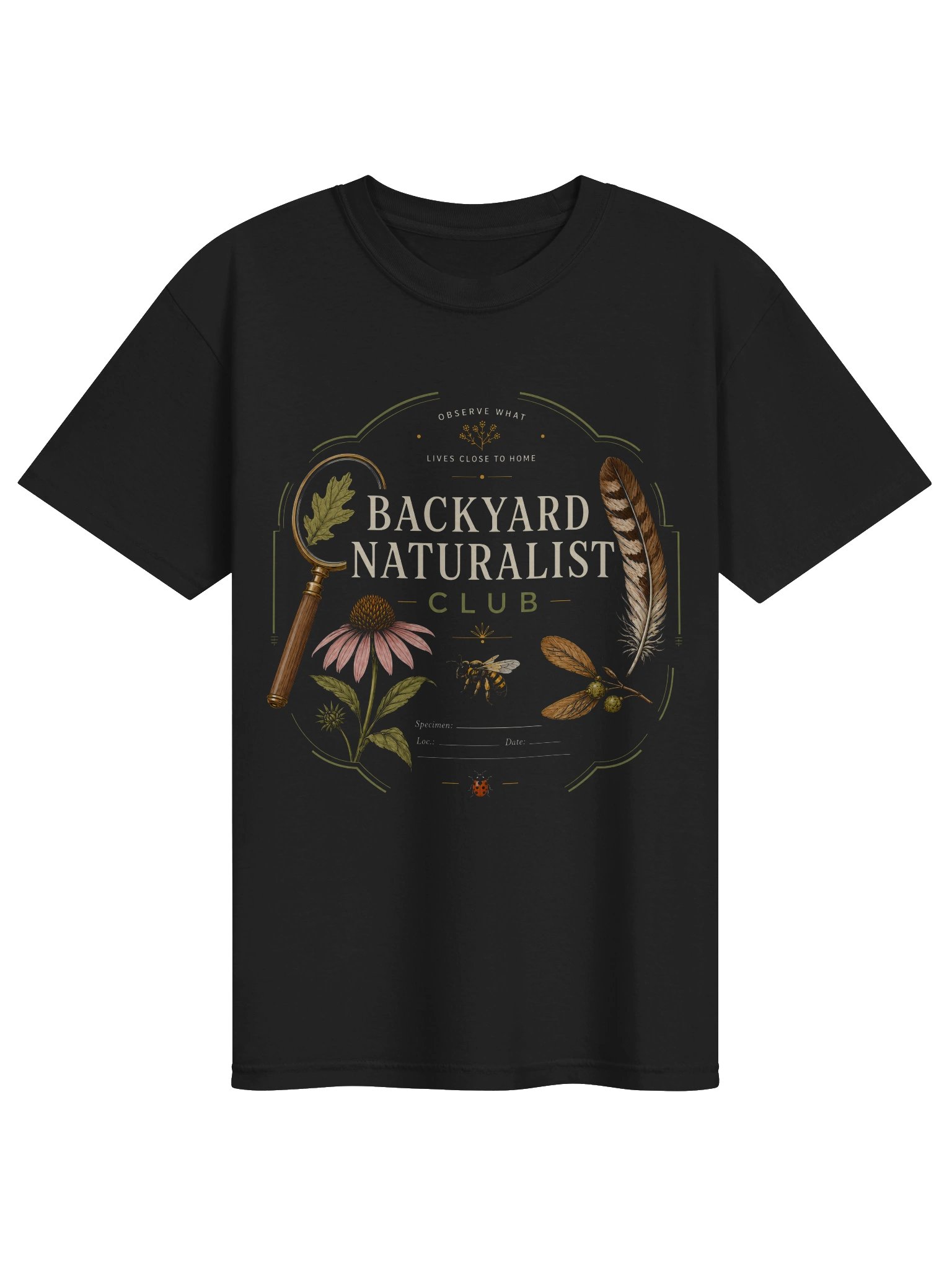 Backyard Naturalist Club T-shirt product image (4)