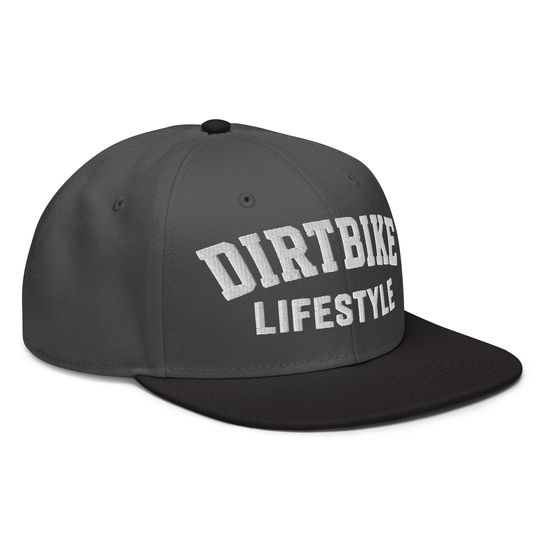 Dirtbike Lifestyle Snapback – White Edition product image (17)