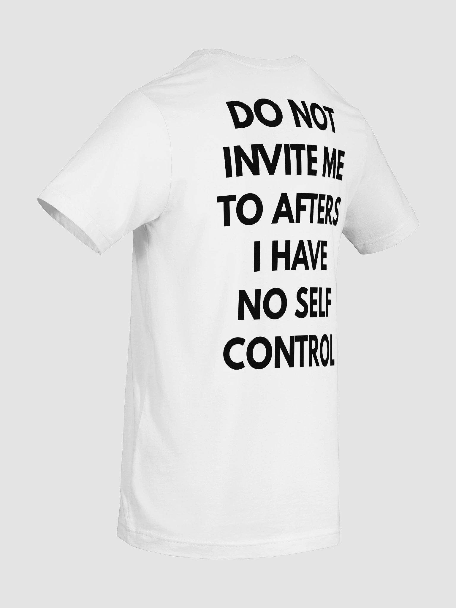 No Self Control T-Shirt | Bold Graphic Streetwear Overthink Wear product image (10)
