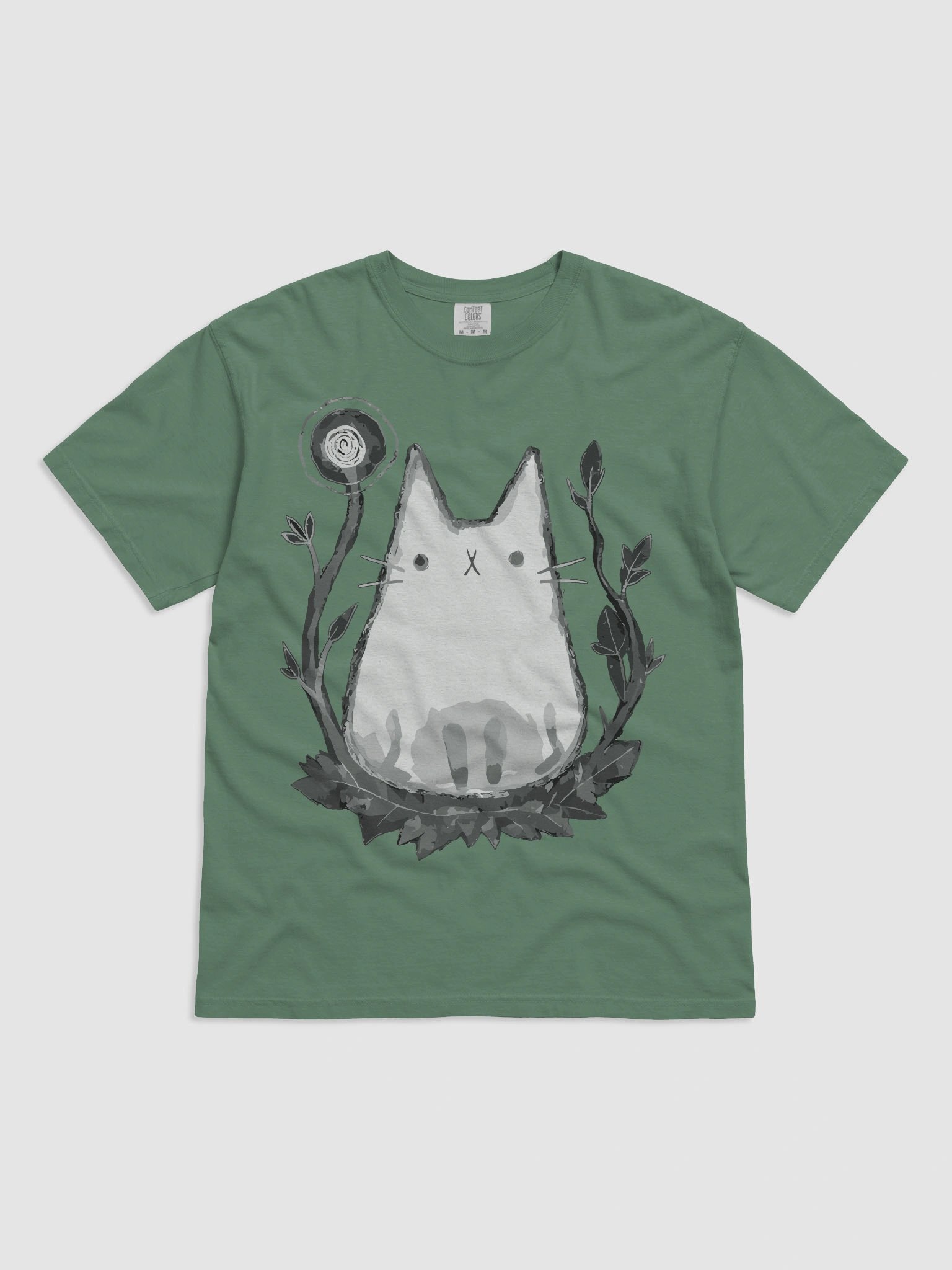 Whimsical Cat Branches T-Shirt product image (4)