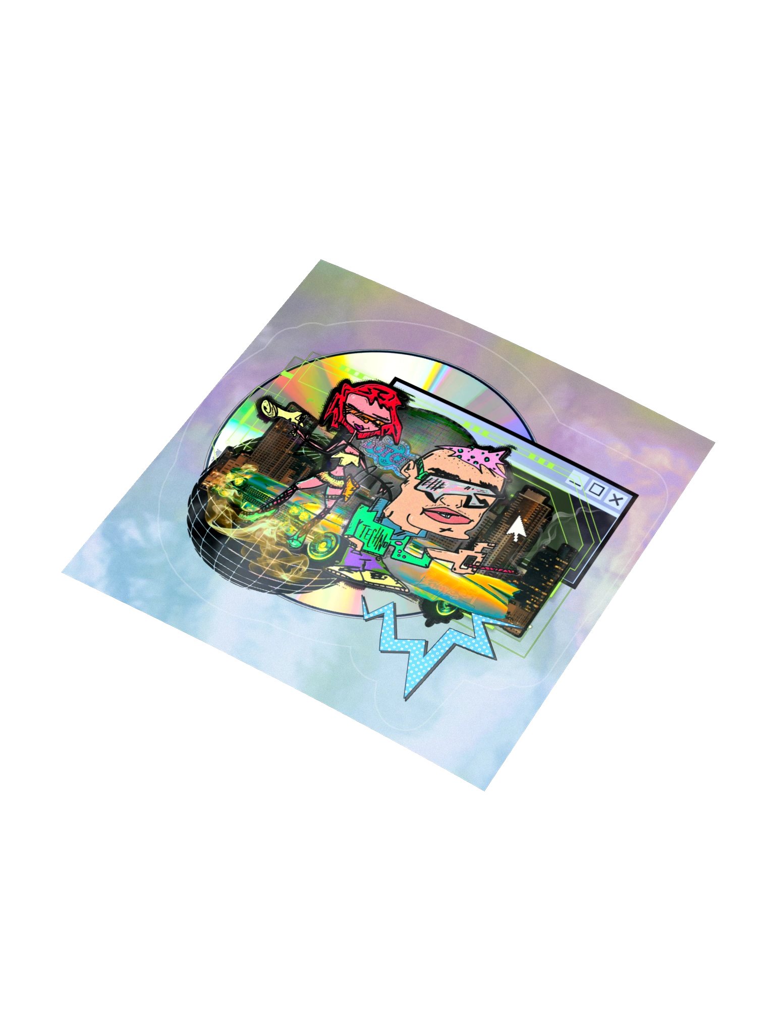RIDE OR DIE Holo Sticker product image (9)