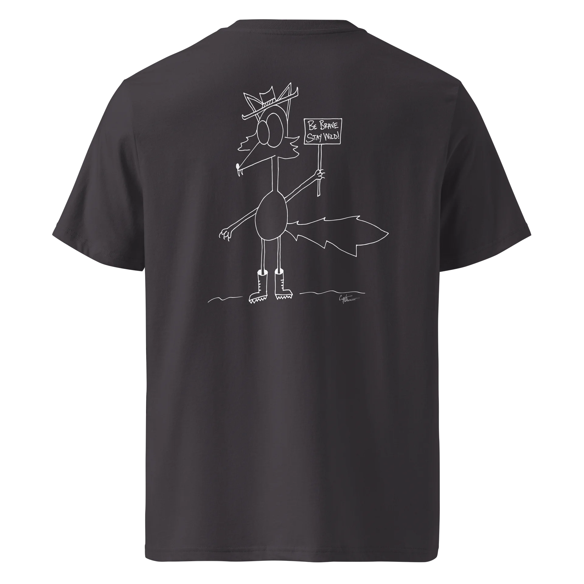 Coyote's Sketchbook - Coyote - Organic Unisex T-Shirt product image (4)