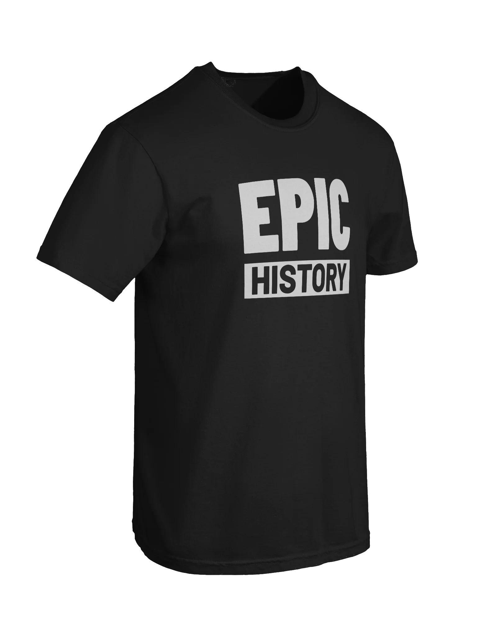 Epic History Logo - T-Shirt (White Logo) product image (6)