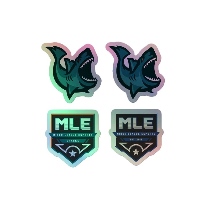 Sharks Holographic Sticker Set product image (2)