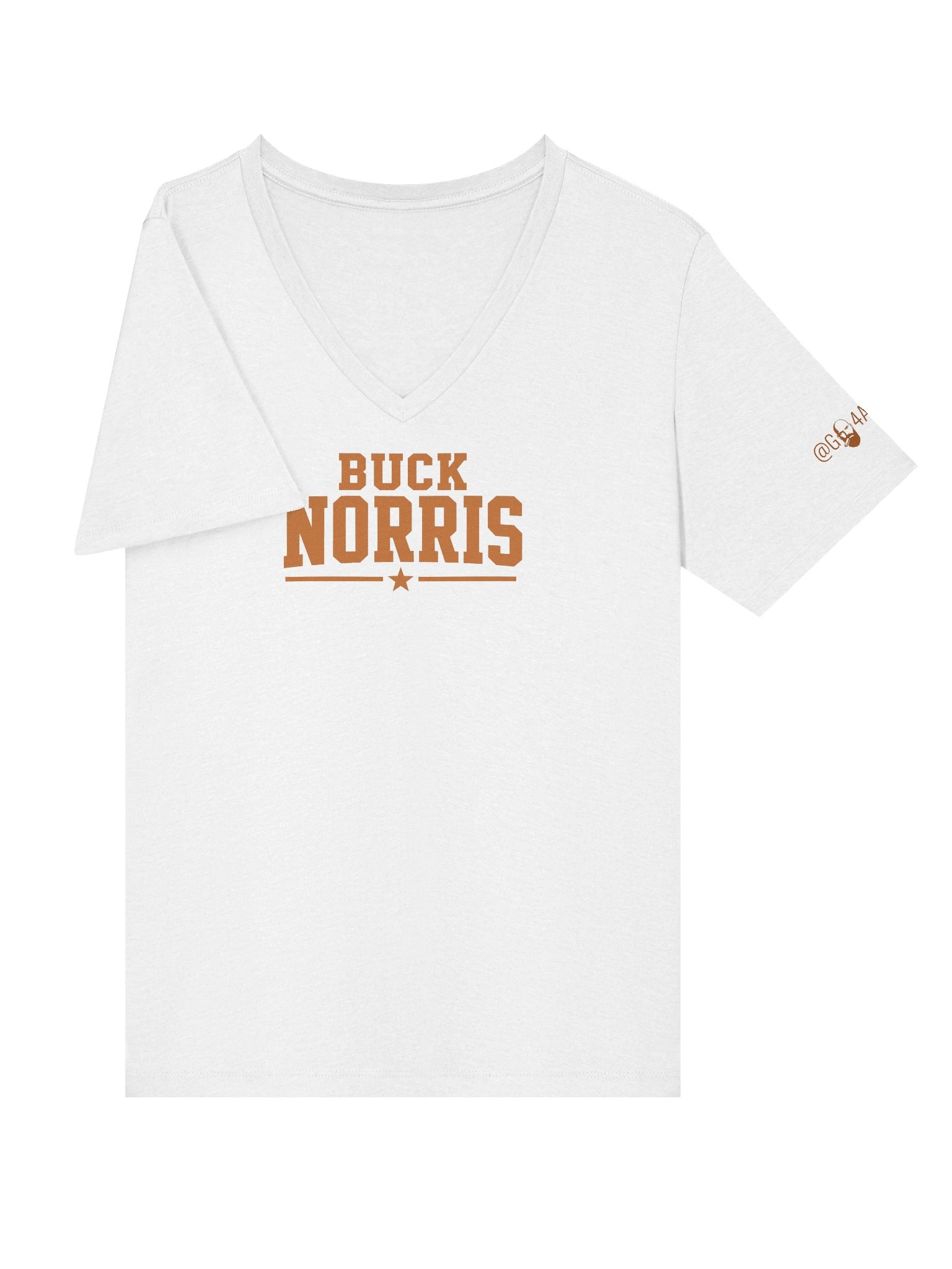 BUCK NORRIS CLASSIC LOGO 2 WOMEN'S V-NECK product image (5)
