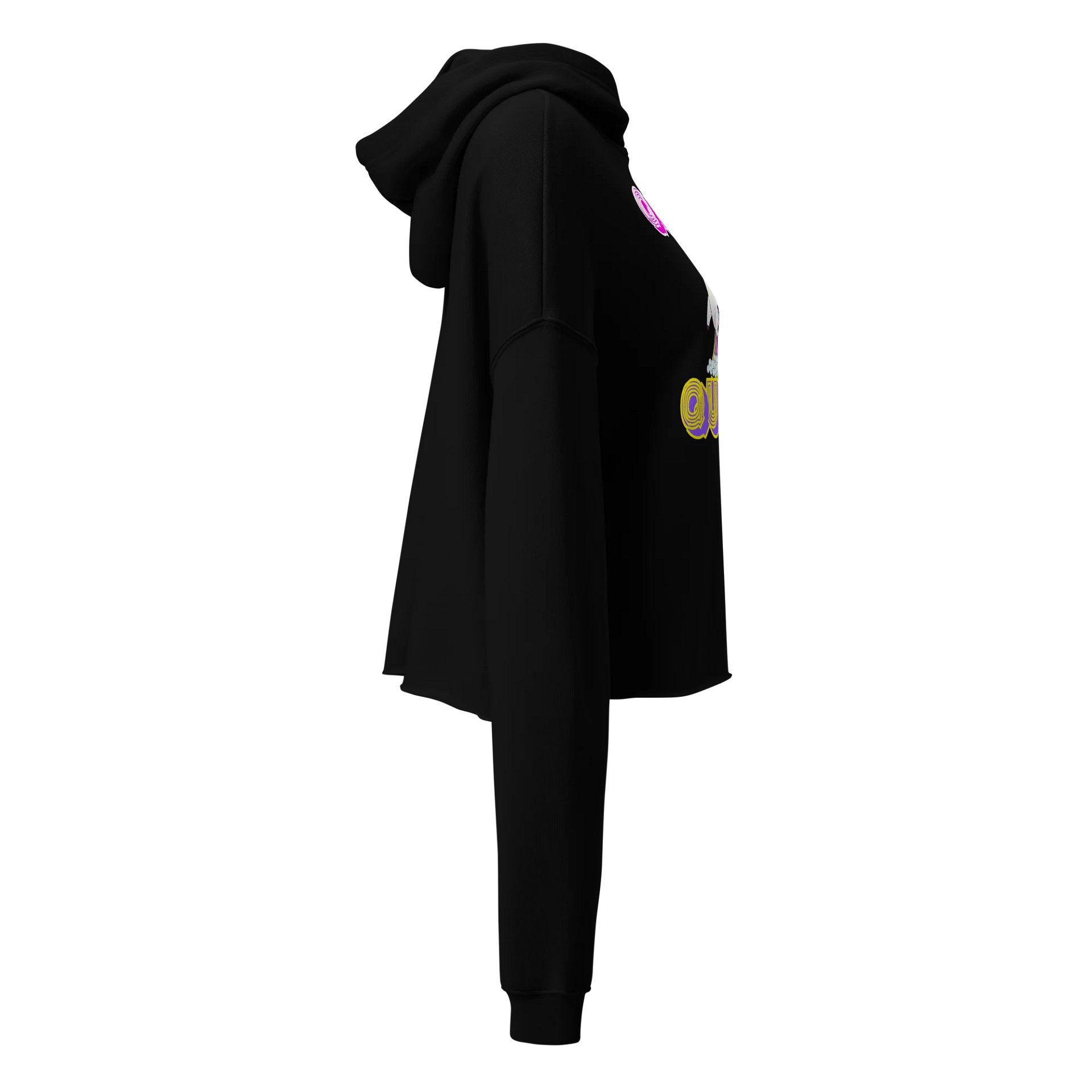 Queef Queen Crop Top Hoodie product image (3)