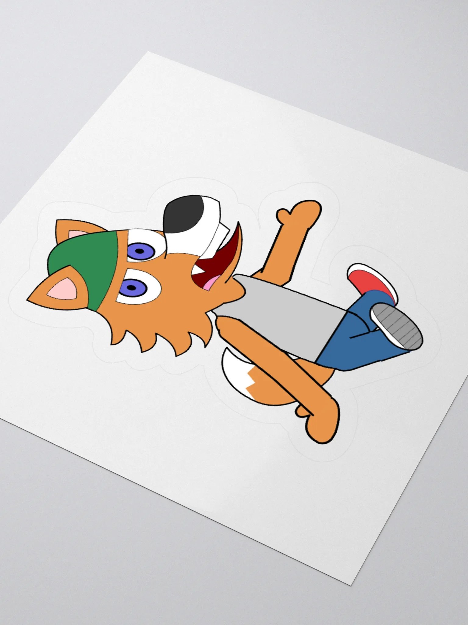 Dusty Tank Top Sticker product image (3)