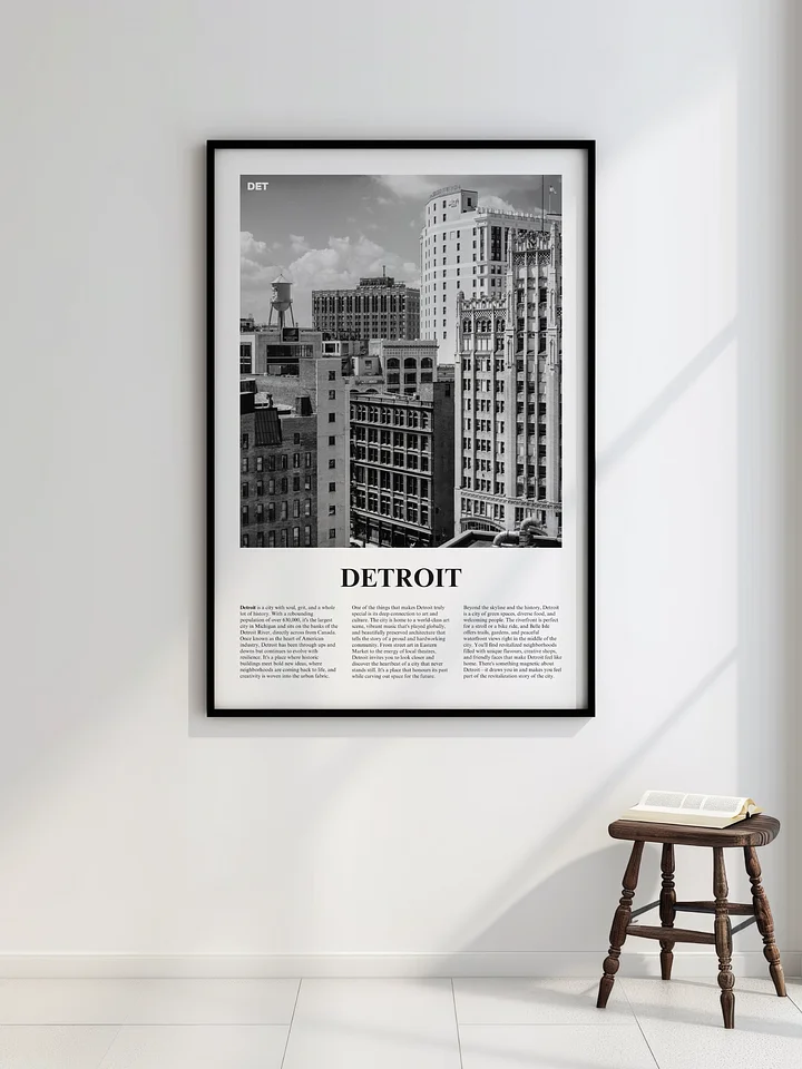 Detroit 03 Newspaper Poster product image (2)
