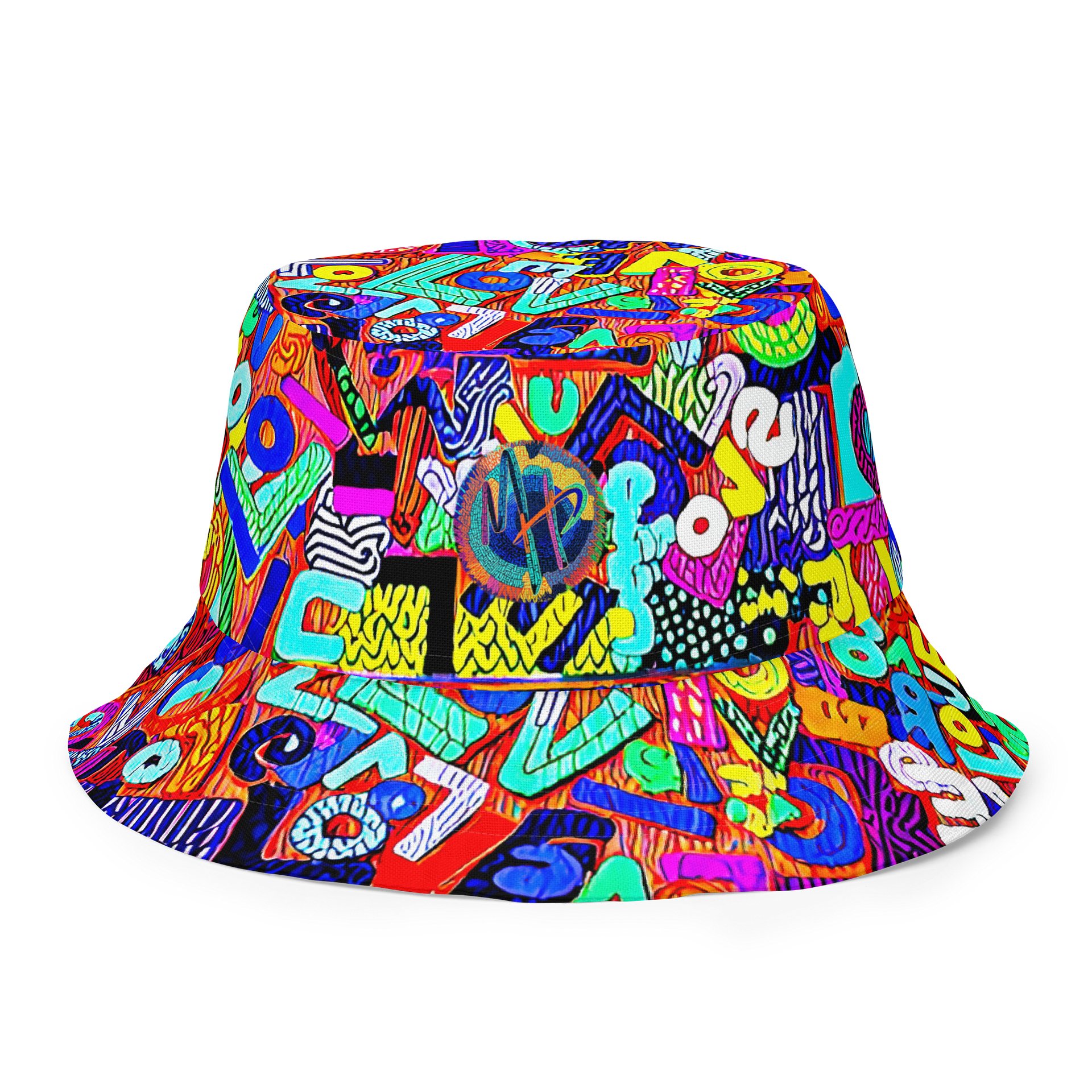 Neon Love Reversible Bucket Hat product image (1)
