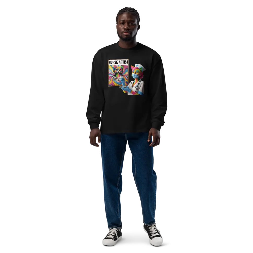 Nurse Artist Vibes Long Sleeve Shirt product image (11)