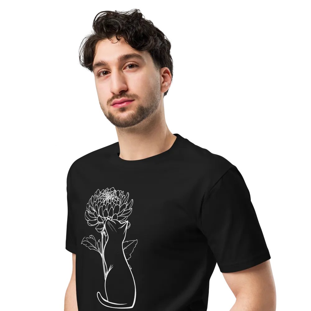 Chrysanthemum Cat Supreme Comfort Crew Neck T-Shirt product image (6)
