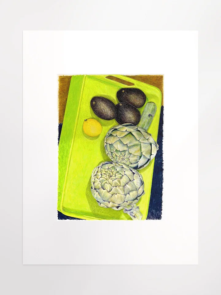 Artichokes, Avocados & Lemon 05.25.05 print product image (2)