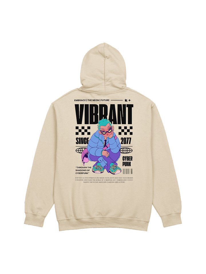 Vibrant Hoodie – Embrace the Neon Future product image (1)