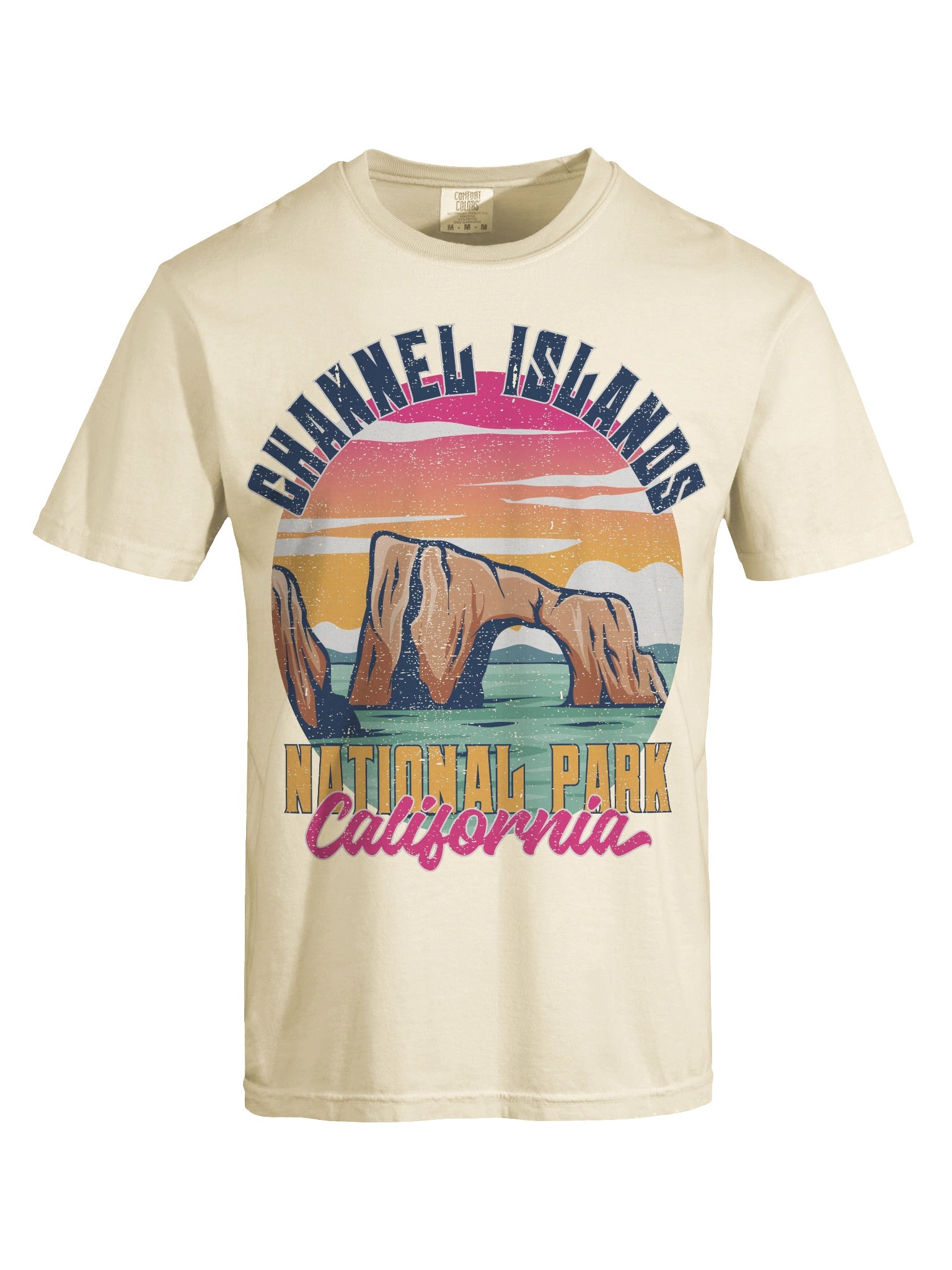 Channel Islands National Park California Shirt – Vintage Sea Arch Sunset Coastal Retro Tee product image (8)